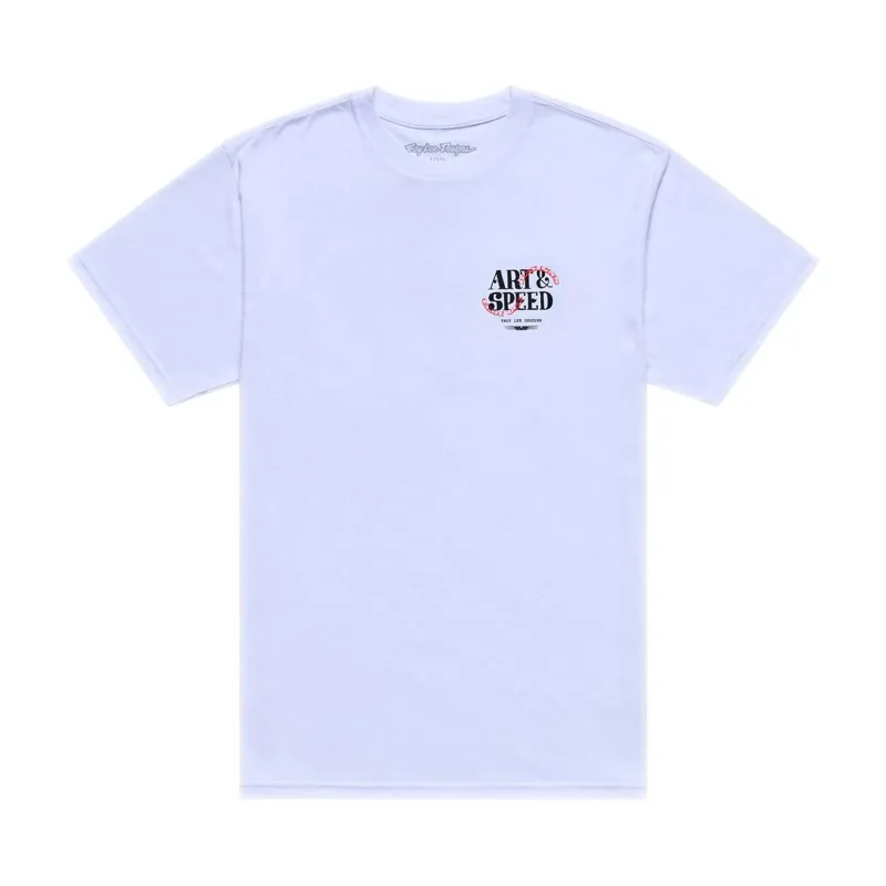 Troy Lee Designs Pink Slips Men's Short Sleeve T-Shirt - White