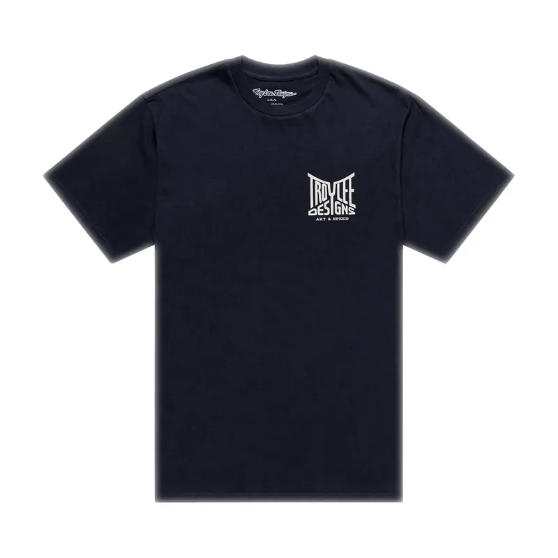Troy Lee Designs Handlebar Men's Short Sleeve T-Shirt - Black