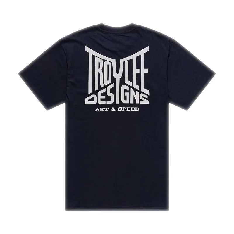 Troy Lee Designs Handlebar Men's Short Sleeve T-Shirt - Black-1