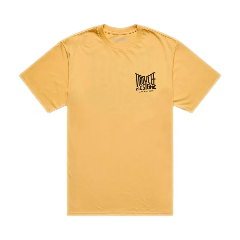 Troy Lee Designs Handlebar Men's Short Sleeve T-Shirt - Bleached Melon