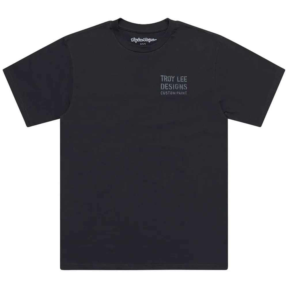 uPRISE Bikes Troy Lee Designs Paint Shop Men's Short Sleeve T-Shirt - Carbon | Price match, 365 day return s, 18-Month Warranty, Finance Available & Free UK Delivery