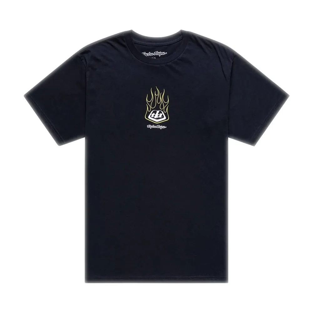 uPRISE Bikes Troy Lee Designs Flame2 Men's Short Sleeve T-Shirt - Black | Price match, 365 day returns, 18-Month Warranty, Finance Available & Free UK Delivery