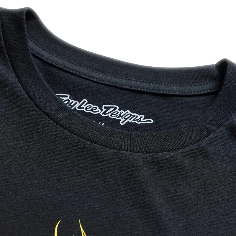 Troy Lee Designs Flame2 Men's Short Sleeve T-Shirt - Black-3