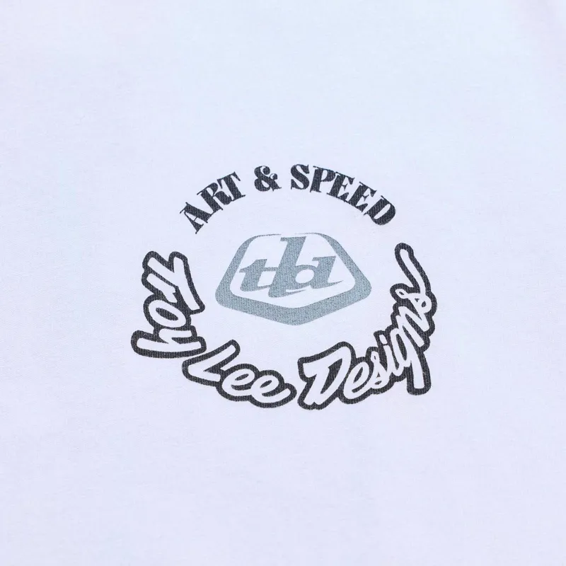 Troy Lee Designs Carb Club Men's Short Sleeve T-Shirt - White-2