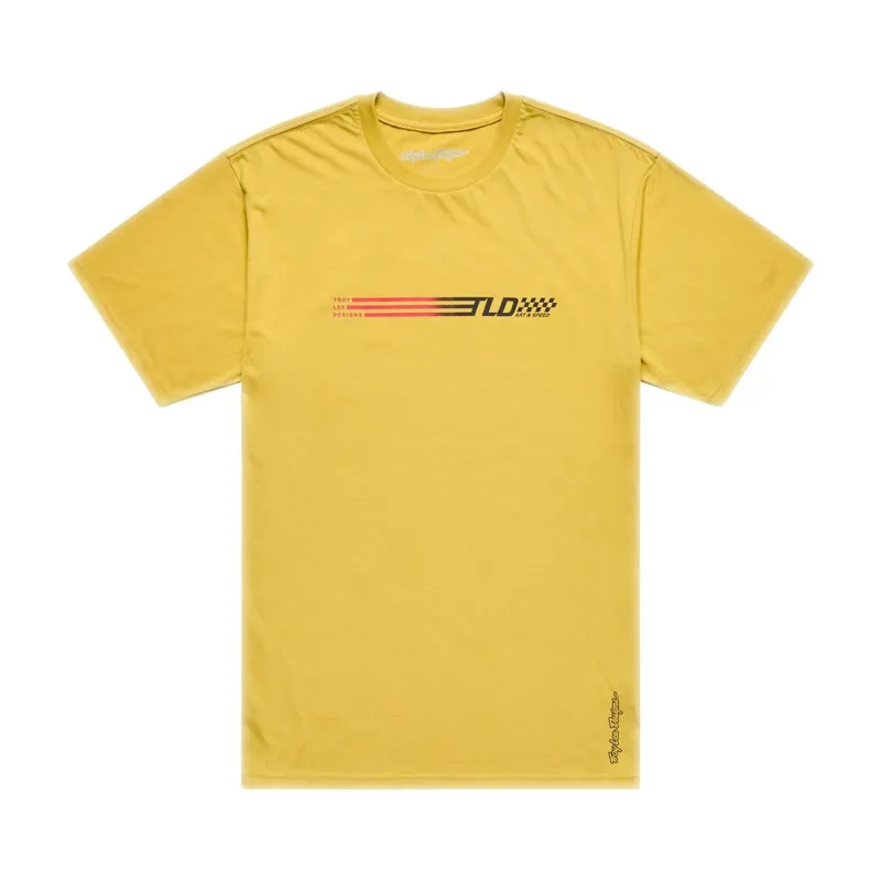 Troy Lee Designs Butter Men's Short Sleeve T-Shirt - Stripe Butter