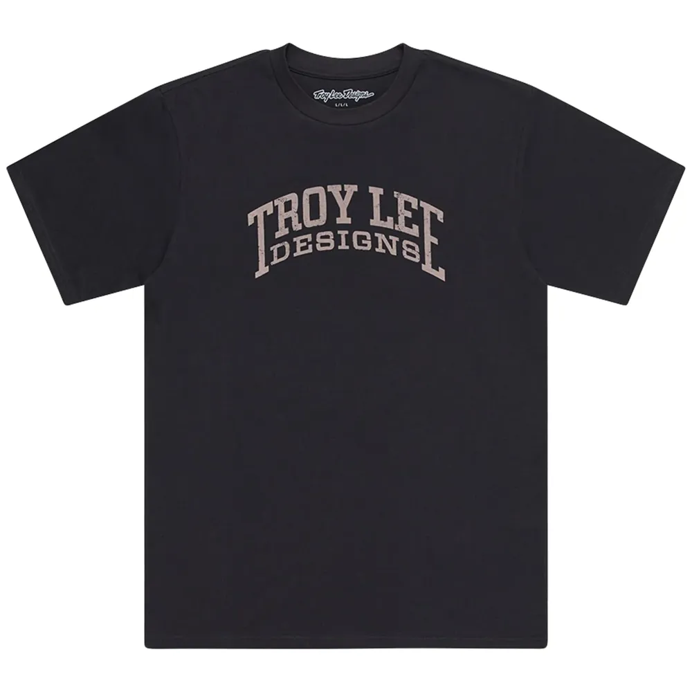 uPRISE Bikes Troy Lee Designs Scholar Men's Short Sleeve T-Shirt - Carbon | Price match, 365 day return s, 18-Month Warranty, Finance Available & Free UK Delivery
