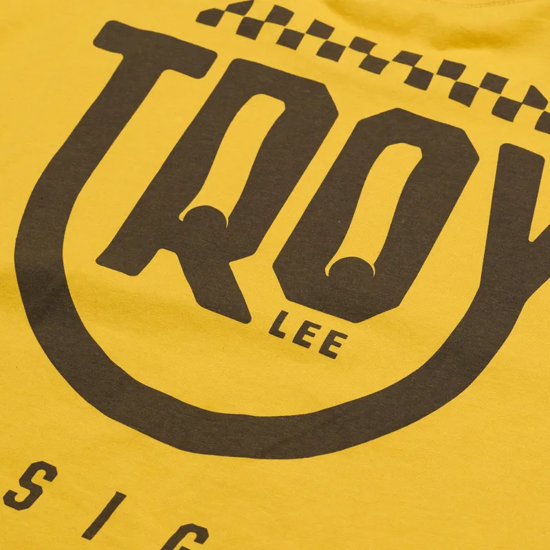 Troy Lee Designs Smiley Men's Short Sleeve T-Shirt - Gold-3