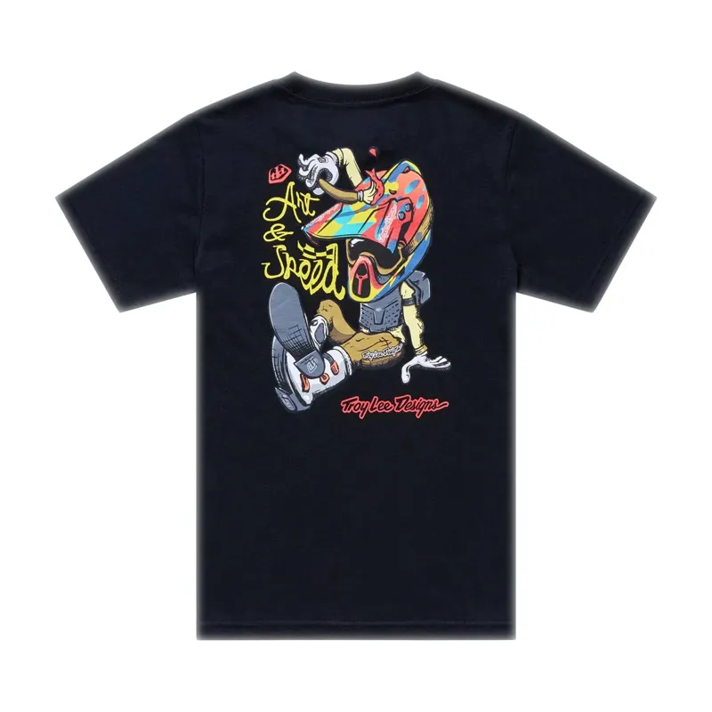 Troy Lee Designs Heritage Youth Short Sleeve T-Shirt - Black-1