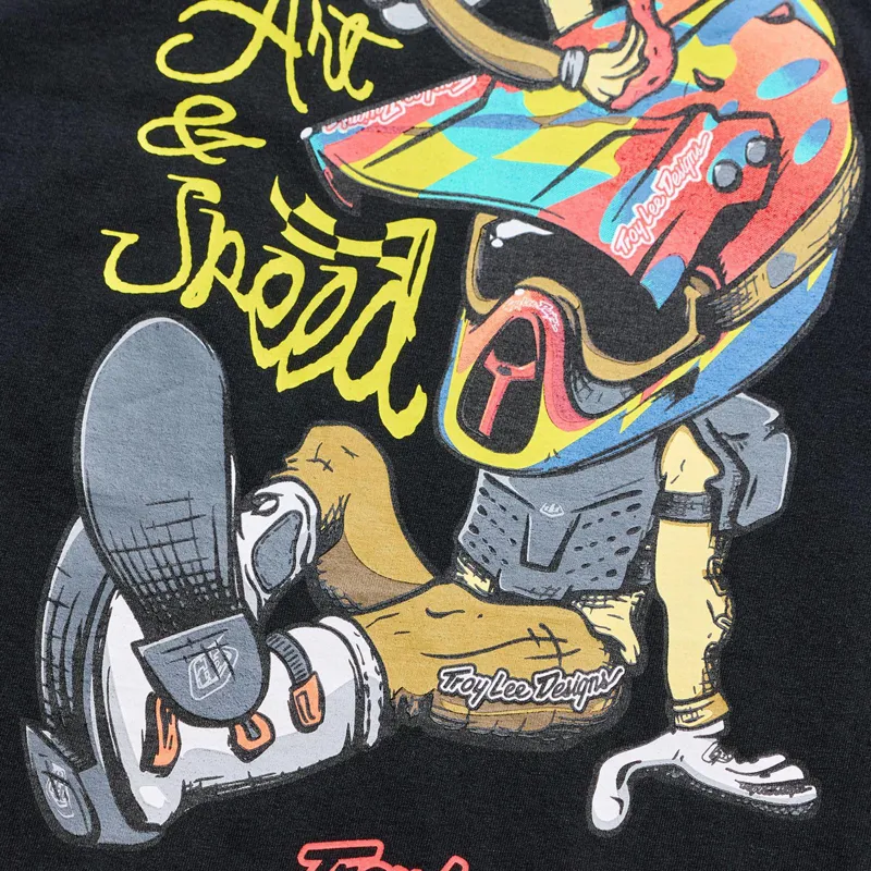 Troy Lee Designs Heritage Youth Short Sleeve T-Shirt - Black-5