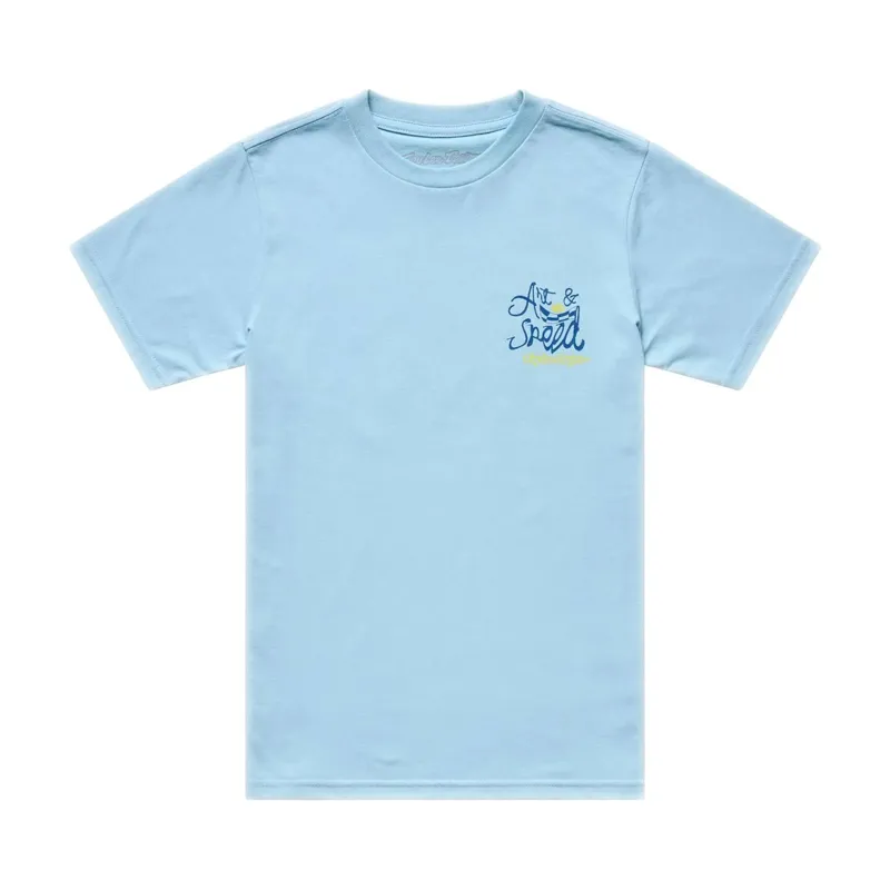 Troy Lee Designs Heritage Youth Short Sleeve T-Shirt - Dawn Blue