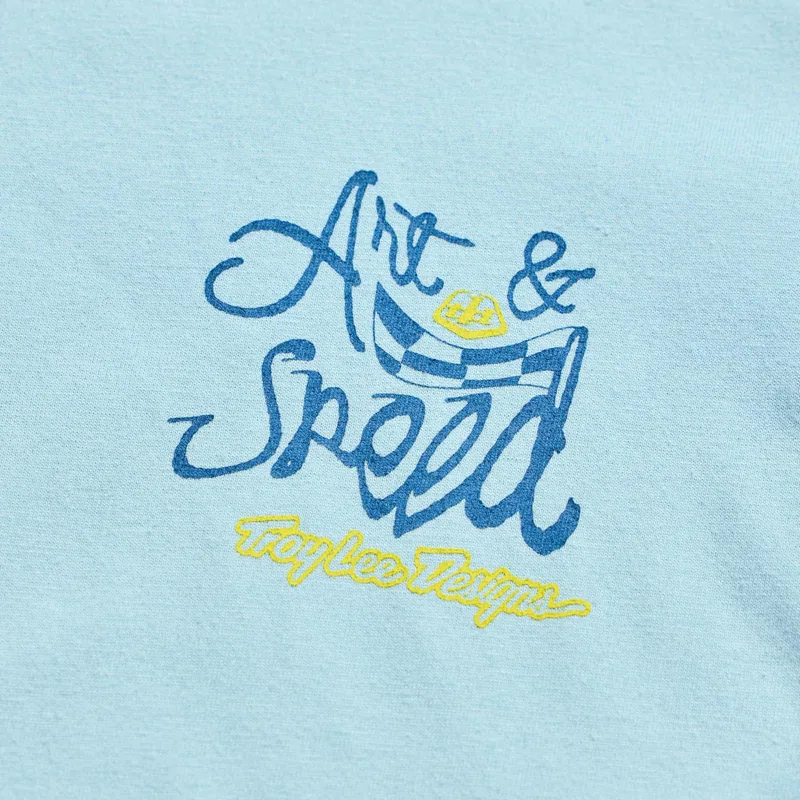 Troy Lee Designs Heritage Youth Short Sleeve T-Shirt - Dawn Blue-2