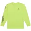 Troy Lee Designs Peace Out Men's Long Sleeve T-Shirt - Glo Yellow