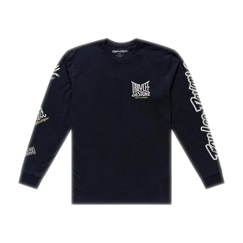 Troy Lee Designs Handlebar Men's Long Sleeve T-Shirt - Black