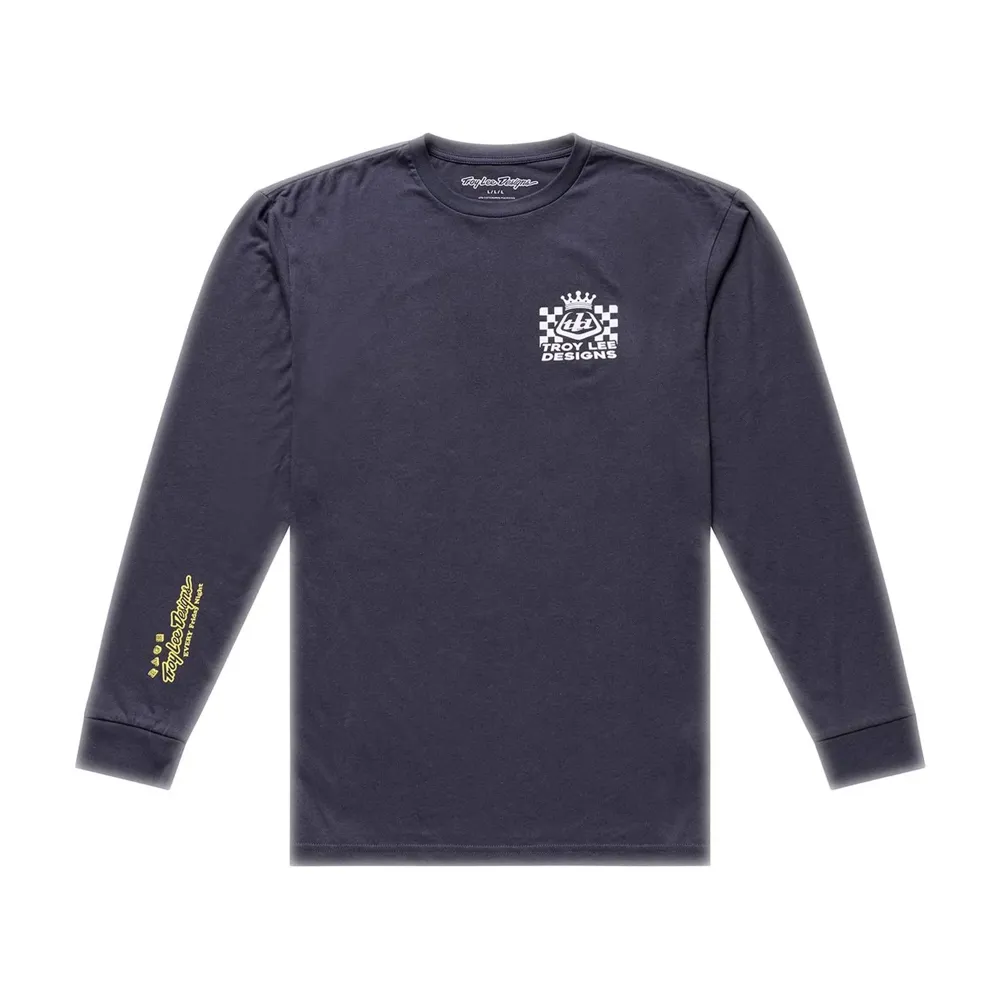 uPRISE Bikes Troy Lee Designs Friday Night Men's Long Sleeve T-Shirt - Carbon | Price match, 365 day returns, 18-Month Warranty, Finance Available & Free UK Delivery