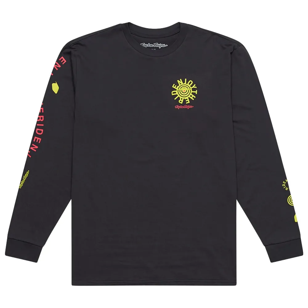 uPRISE Bikes Troy Lee Designs Enjoy Men's Long Sleeve T-Shirt - Carbon | Price match, 365 day return s, 18-Month Warranty, Finance Available & Free UK Delivery