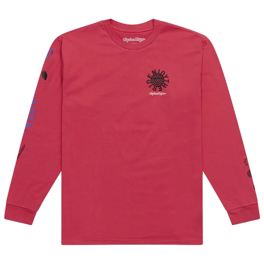 uPRISE Bikes Troy Lee Designs Enjoy Men's Long Sleeve T-Shirt - Fuchsia | Price match, 365 day return s, 18-Month Warranty, Finance Available & Free UK Delivery