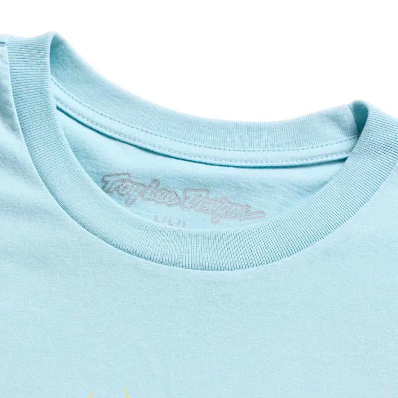 Troy Lee Designs Flame2 Men's Long Sleeve T-Shirt - Dawn Blue-4