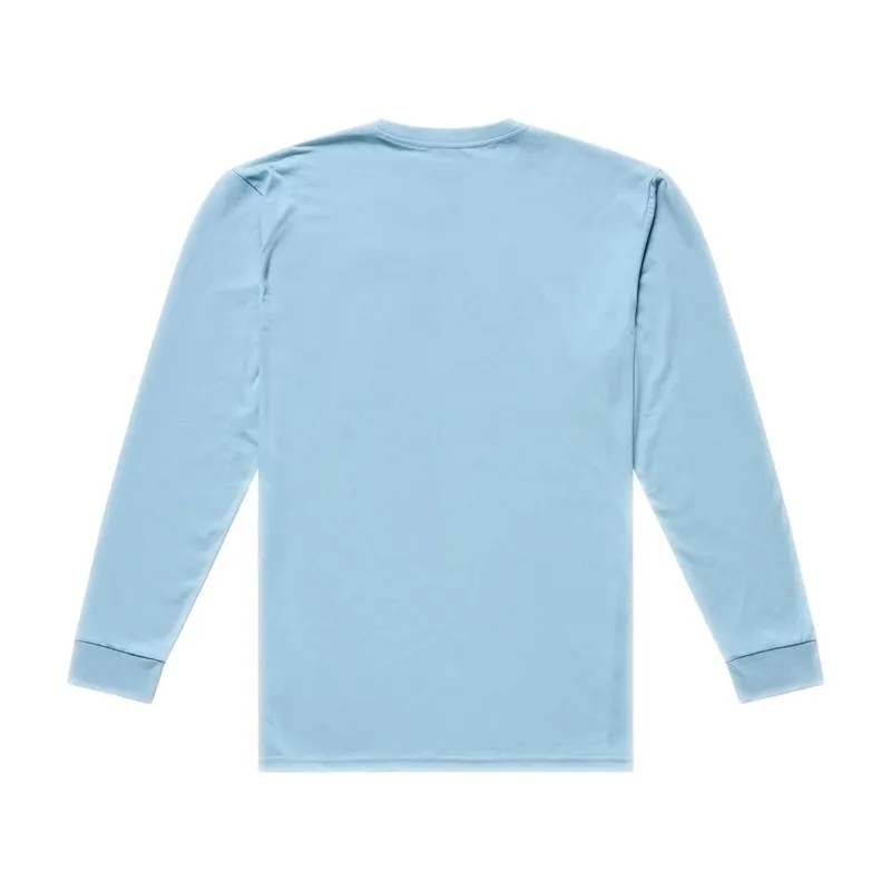 Troy Lee Designs Flame2 Men's Long Sleeve T-Shirt - Dawn Blue-1