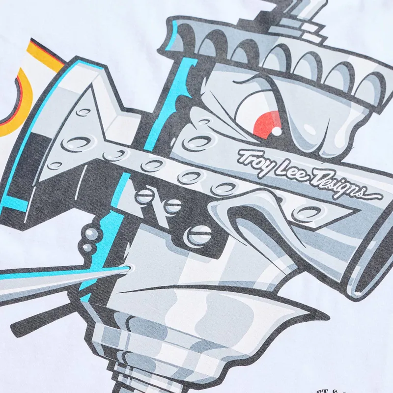 Troy Lee Designs Carb Club Men's Long Sleeve T-Shirt - White-6