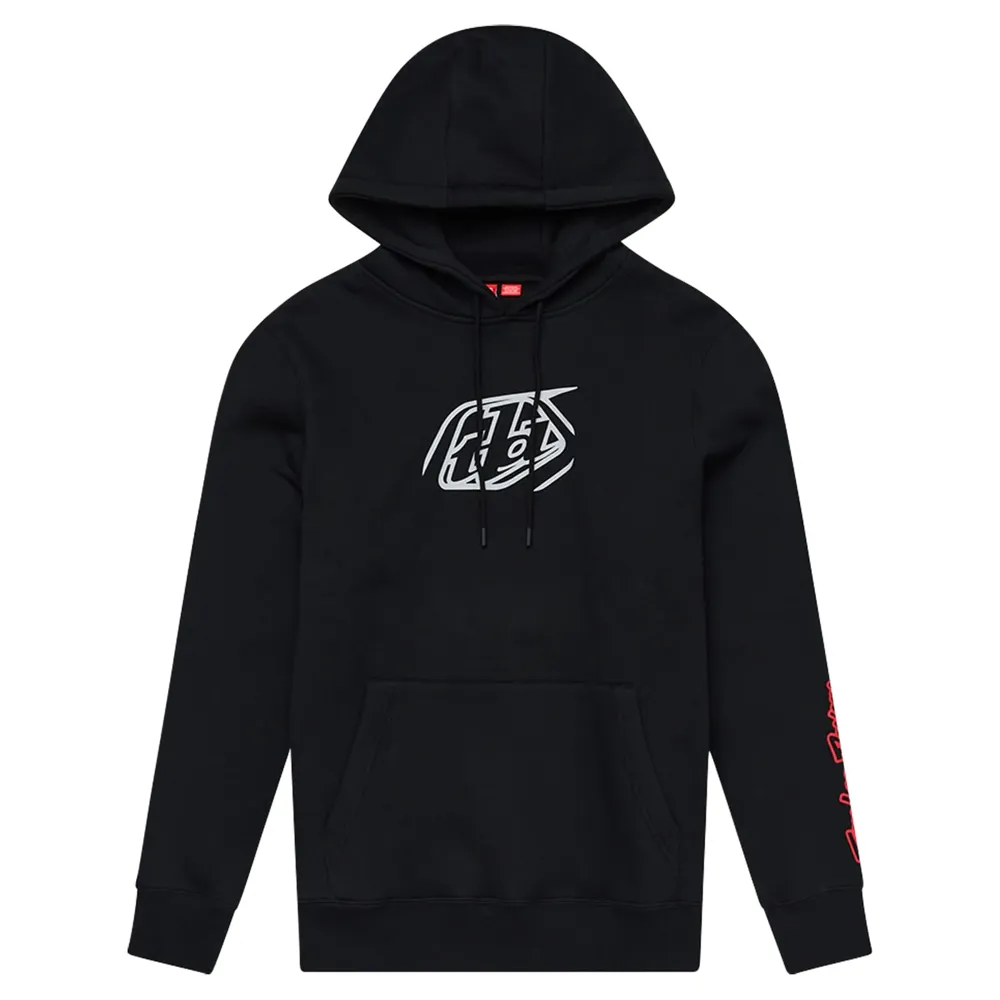 uPRISE Bikes Troy Lee Designs Badge Men's Pullover Hoodie - Black | Price match, 365 day return s, 18-Month Warranty, Finance Available & Free UK Delivery