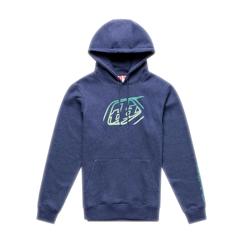 Troy Lee Designs Badge Men's Pullover Hoodie - Badge Navy Heather
