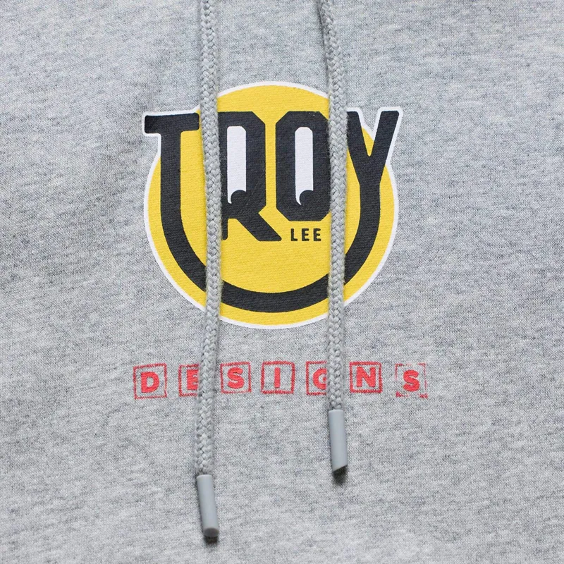 Troy Lee Designs Happy Dayz Men's Hoodie - Grey Heather-3
