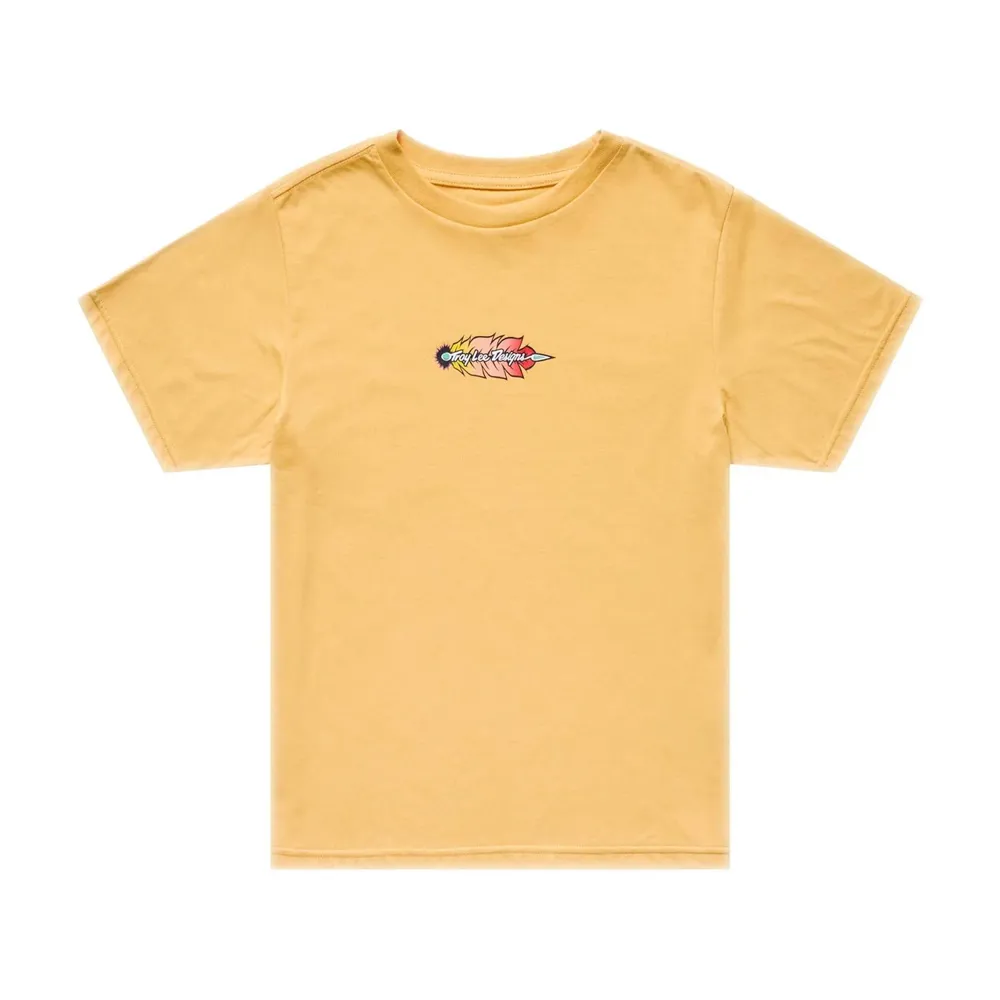 uPRISE Bikes Troy Lee Designs Featherlite Women's Short Sleeve T-Shirt - Bleached Melon | Price match, 365 day returns, 18-Month Warranty, Finance Available & Free UK Delivery