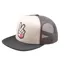 Troy Lee Designs Trucker Snapback Cap - Peace Out Vintage White/Carbon