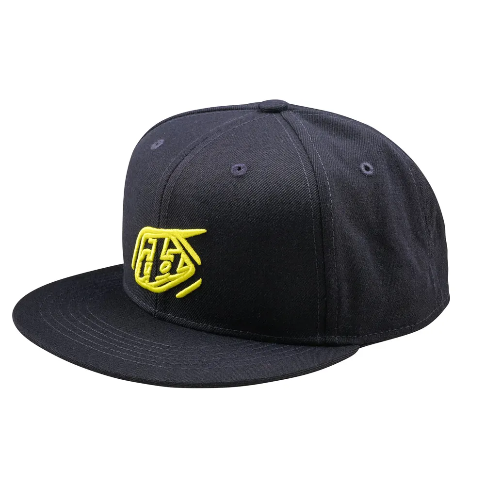 uPRISE Bikes Troy Lee Designs Badge Flat Bill Snapback Cap - Navy | Price match, 365 day return s, 18-Month Warranty, Finance Available & Free UK Delivery