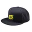 Troy Lee Designs Badge Flat Bill Snapback Cap - Navy