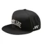 Troy Lee Designs Scholar Flat Bill Snapback Cap - Black