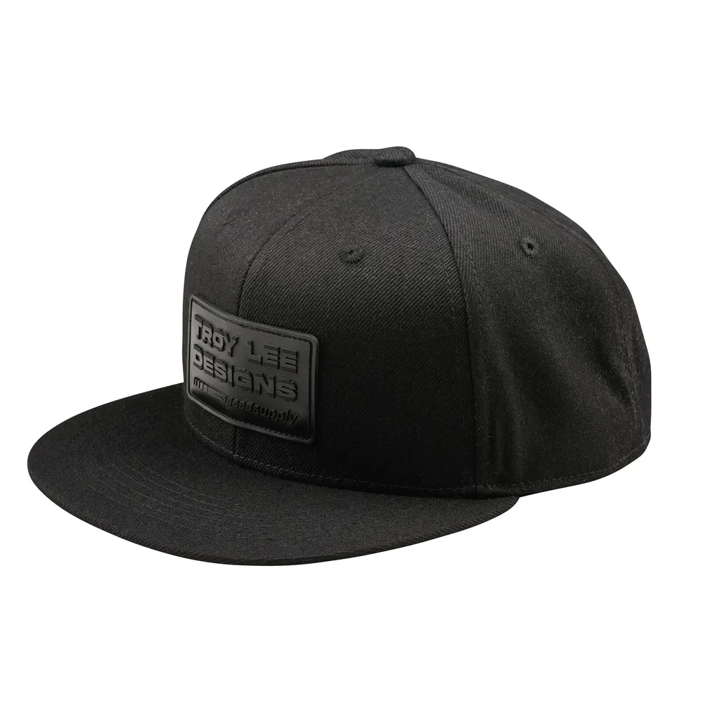 uPRISE Bikes Troy Lee Designs Factory Flat Bill Snapback Cap - Black | Price match, 365 day return s, 18-Month Warranty, Finance Available & Free UK Delivery