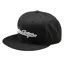Troy Lee Designs Signature Flat Bill Snapback Cap - Black