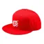 Troy Lee Designs Signature Flat Bill Snapback Cap - Red
