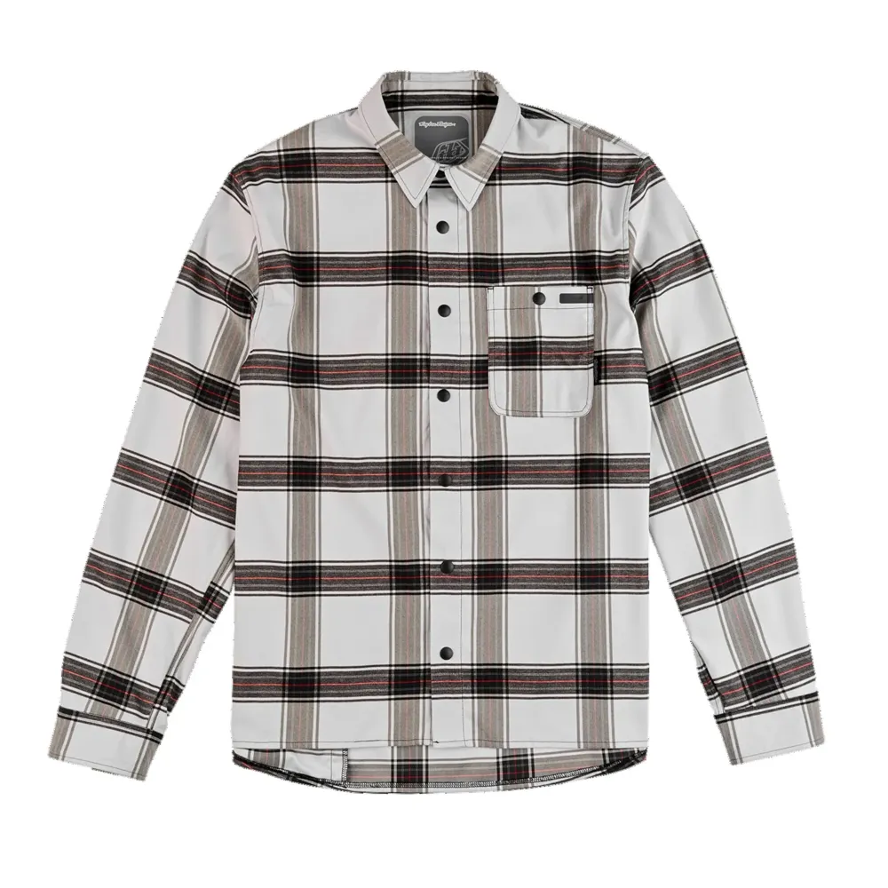 uPRISE Bikes Troy Lee Designs Grind Flannel Men's Long Sleeve Shirt - YD Plaid Mist | Price match, 365 day return s, 18-Month Warranty, Finance Available & Free UK Delivery
