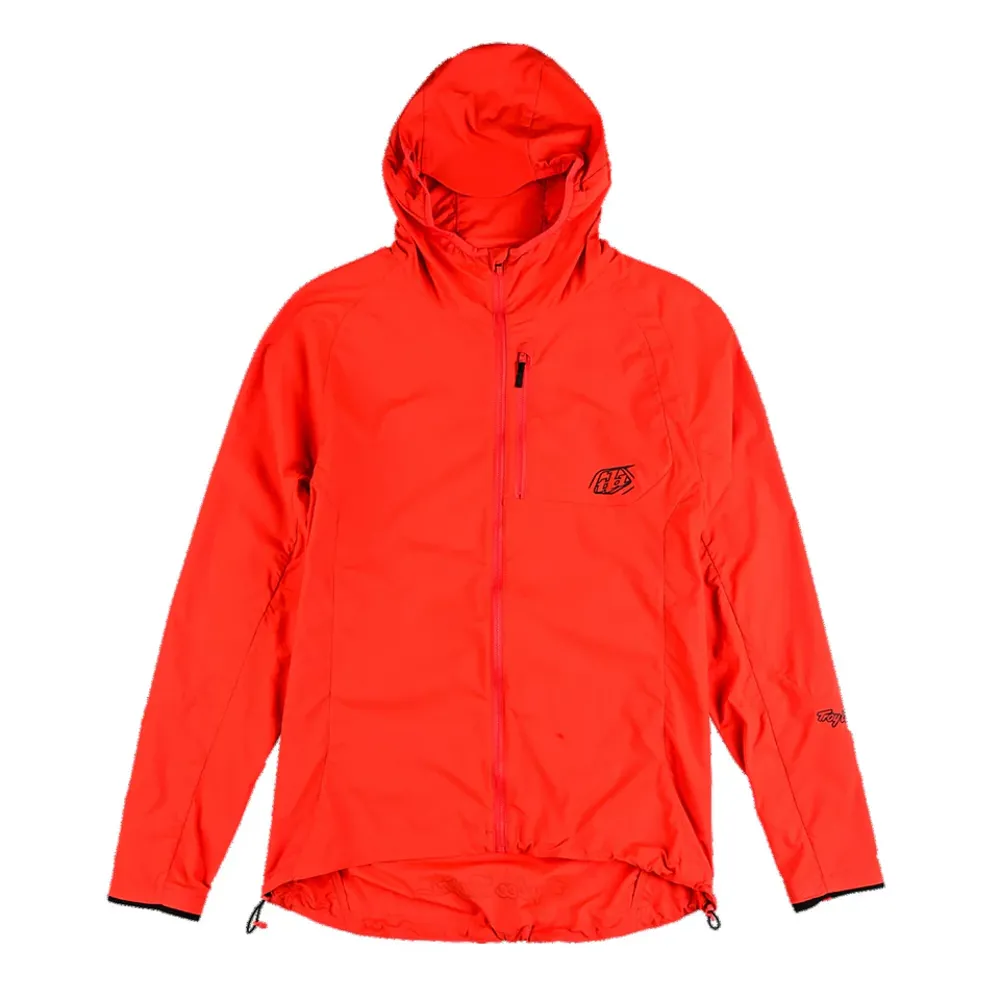 uPRISE Bikes Troy Lee Designs Drift Windbreaker Men's Jacket - Mono Fire Orange | Price match, 365 day return s, 18-Month Warranty, Finance Available & Free UK Delivery