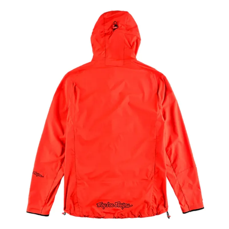 Troy Lee Designs Drift Windbreaker Men's Jacket - Mono Fire Orange-1