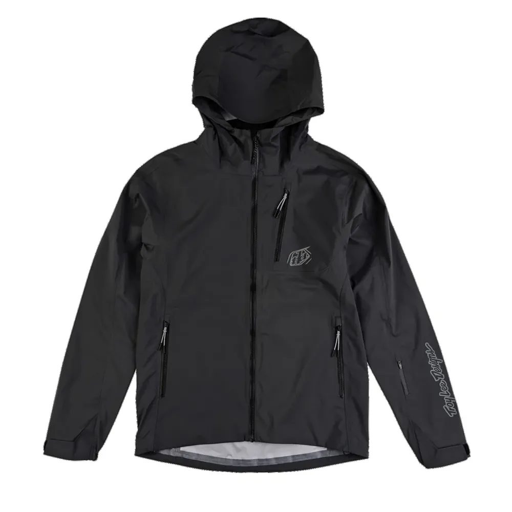 uPRISE Bikes Troy Lee Designs Resist Waterproof Men's Jacket - Mono Carbon | Price match, 365 day return s, 18-Month Warranty, Finance Available & Free UK Delivery