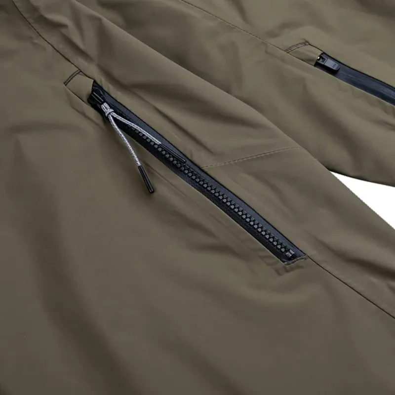 Troy Lee Designs Resist Waterproof Men's Jacket - Mono Dark Pine-3