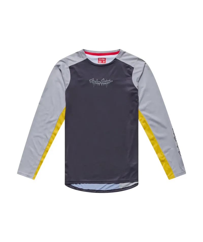 Troy Lee Skyline Pro Descend Men's Long Sleeve Jersey - Carbon