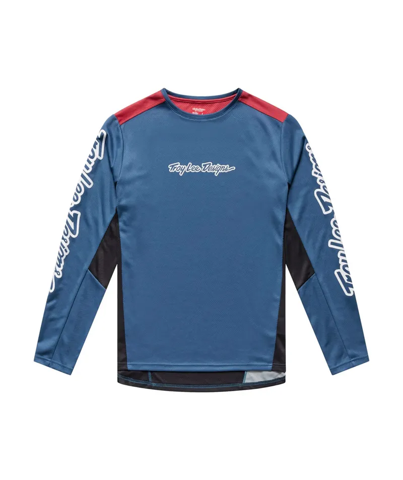 Troy Lee Stage Signature Men's Long Sleeve Jersey - TLD Slate