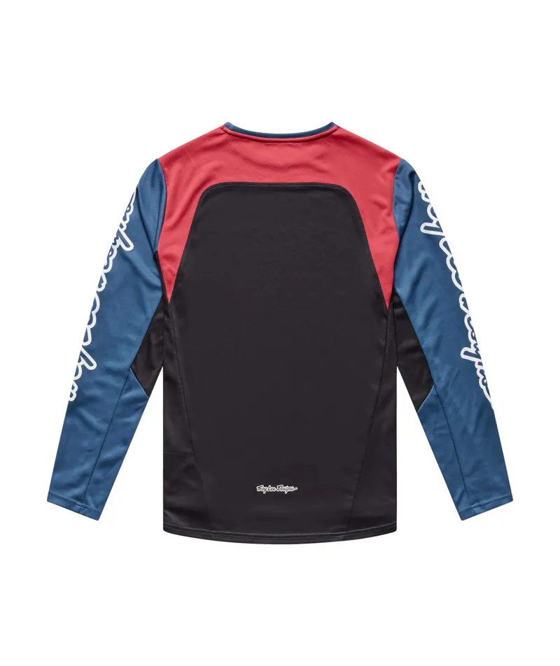 Troy Lee Stage Signature Men's Long Sleeve Jersey - TLD Slate-1