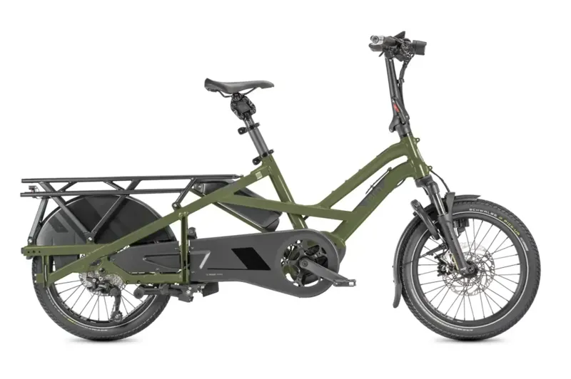 Tern GSD S10 2026 Electric Cargo Bike - Olive Green/Dark Grey