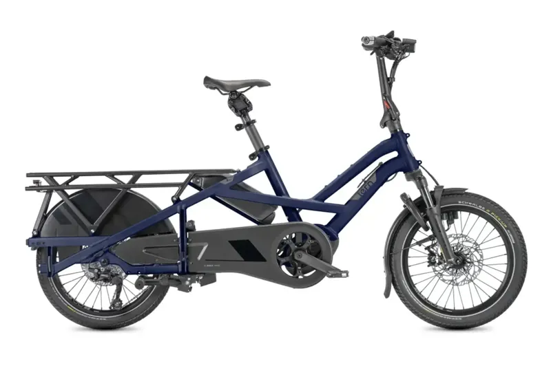 Tern GSD S10 2026 Electric Cargo Bike - Satin Midnight Blue/Grey
