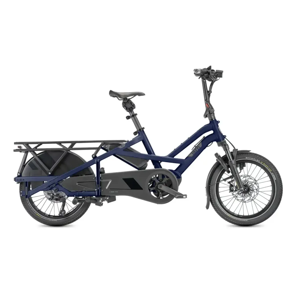 uPRISE Bikes Tern GSD S10 2026 Electric Cargo Bike - Satin Midnight Blue/Grey | Price match, 365 day returns, 18-Month Warranty, Finance Available & Free UK Delivery