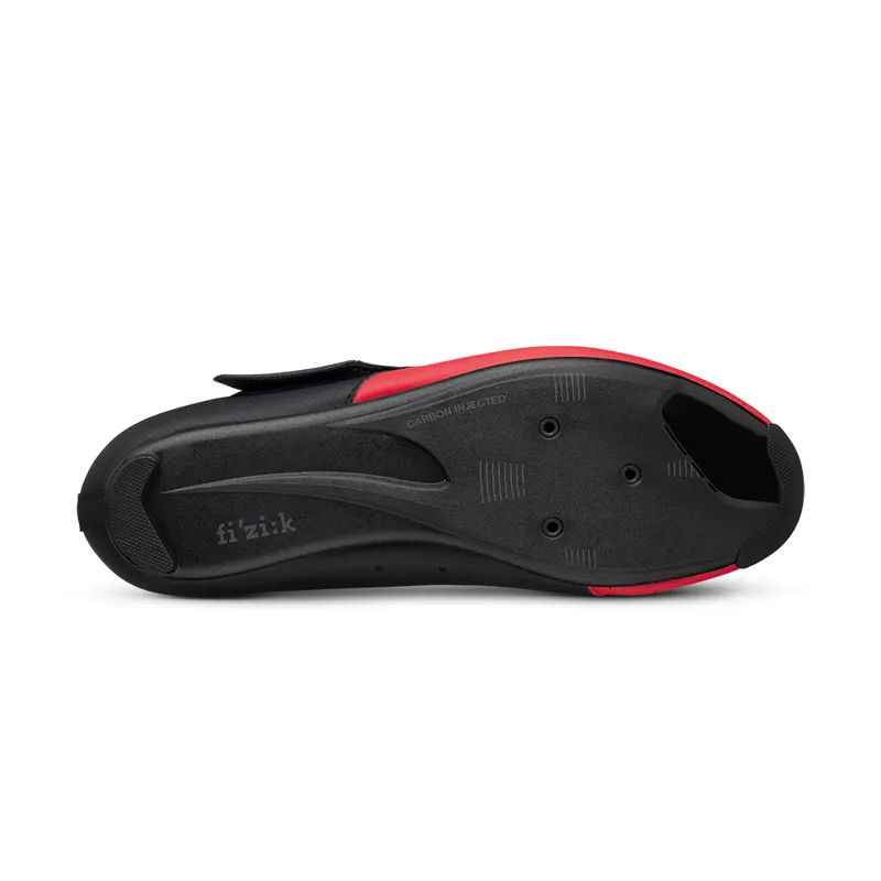 Fizik R4 Transiro Triathlon Shoes - Black/Red-5