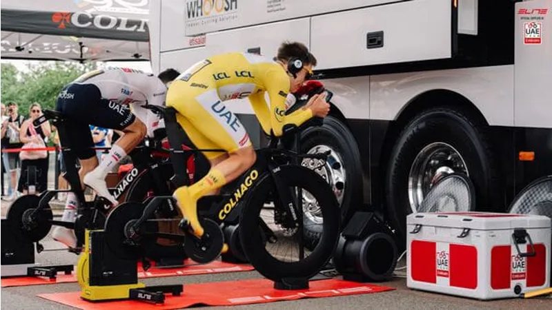 Elite Justo2 Direct Drive FE-C Mag Turbo Trainer - LTD Edition Yellow/Black-2