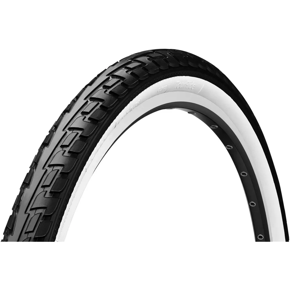 uPRISE Bikes Continental Ride Tour 700c Hybrid Tyre - Black/White | Price match, 365 day return s, 18-Month Warranty, Finance Available & Free UK Delivery