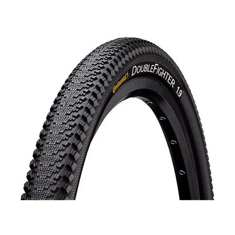 Continental Double Fighter III Folding Bike Tyre - 20x1.75 - Black