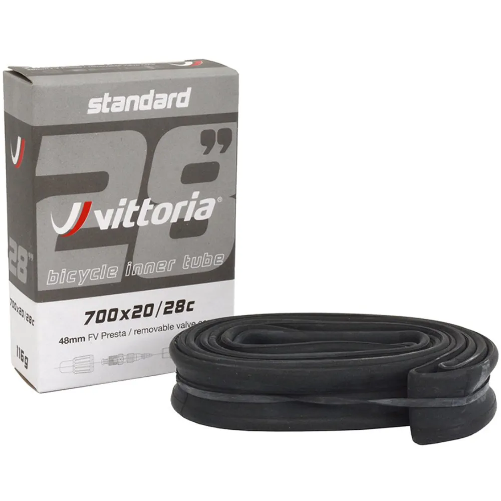 uPRISE Bikes Vittoria Standard 700c 20/28C FV Presta RVC 48mm Inner Tube | Price match, 365 day return s, 18-Month Warranty, Finance Available & Free UK Delivery
